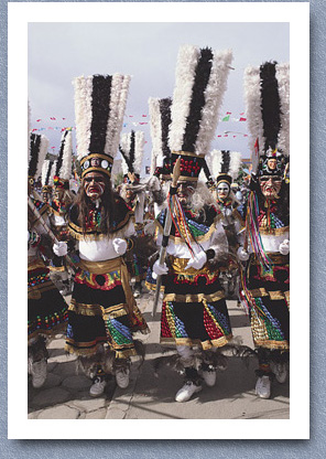 Tobas dancers at Oruro Carnival