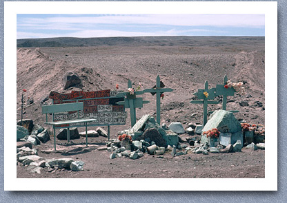 Roadside crosses, San Pedro de Atacama
