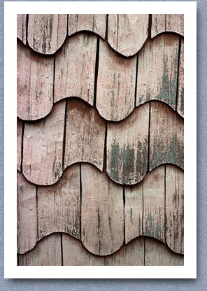 Wood shingle pattern from Chiloe