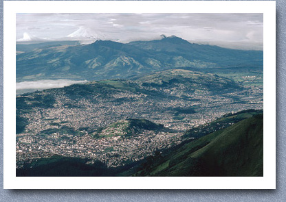 View of Quito from Pichincha